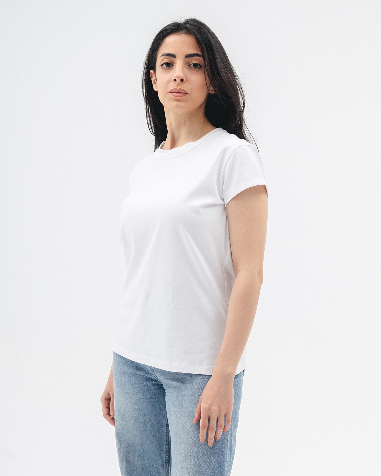 DNA Everyday Women Regular Fit Tee (White)