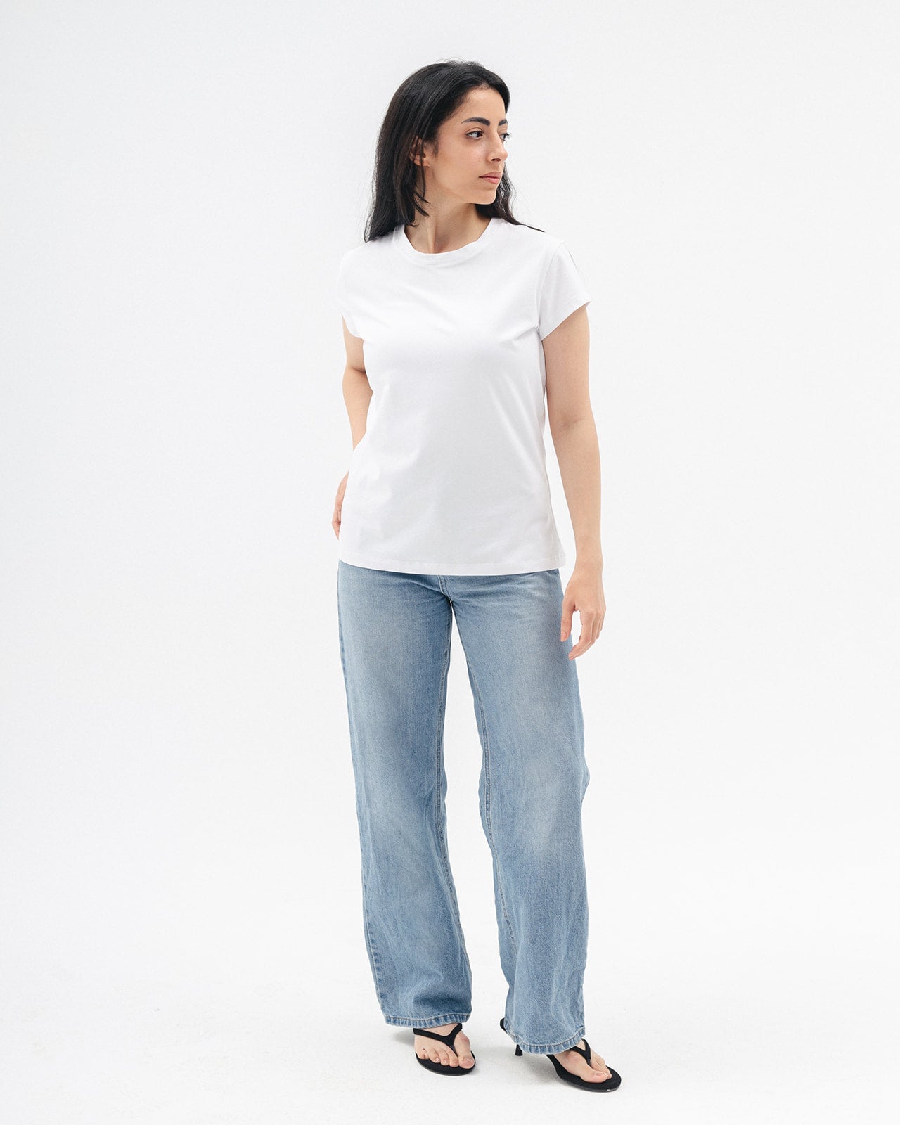 DNA Everyday Women Regular Fit Tee (White)