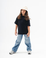 DNA Oversized Kids Unisex Tee (Black)