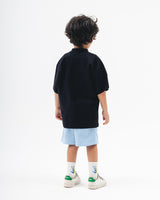 DNA Oversized Kids Unisex Tee (Black)