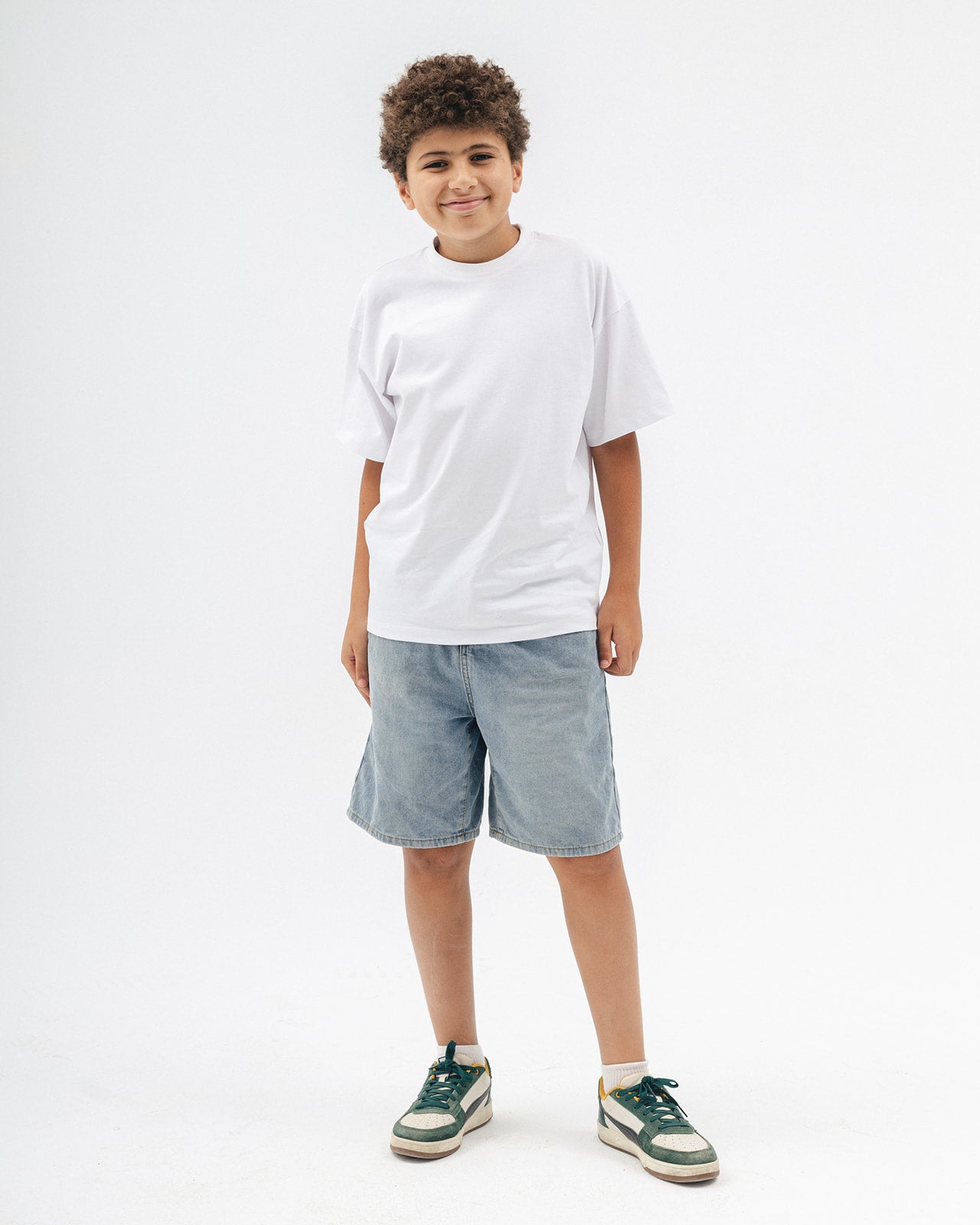 DNA Oversized Kids Unisex Tee (White)