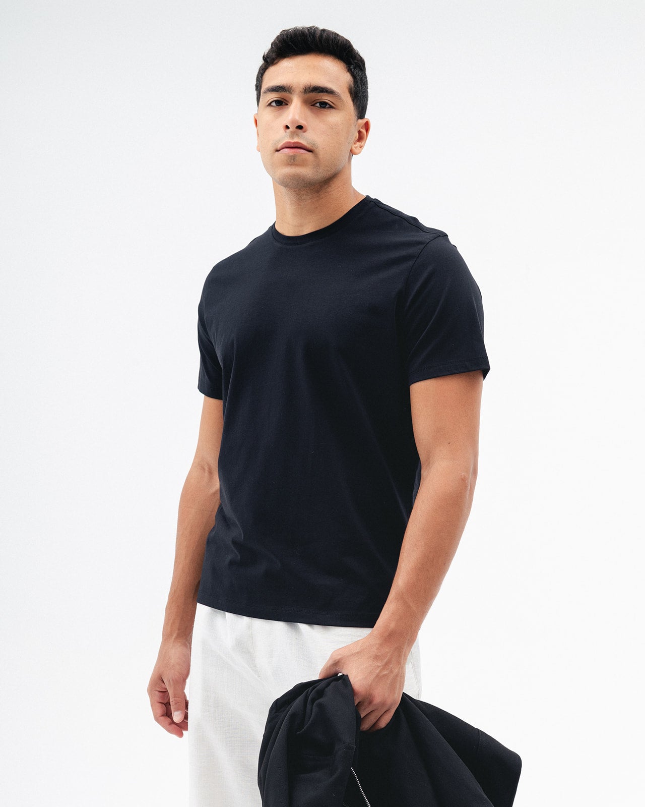 DNA Everyday Men Regular Fit Tee (Black)