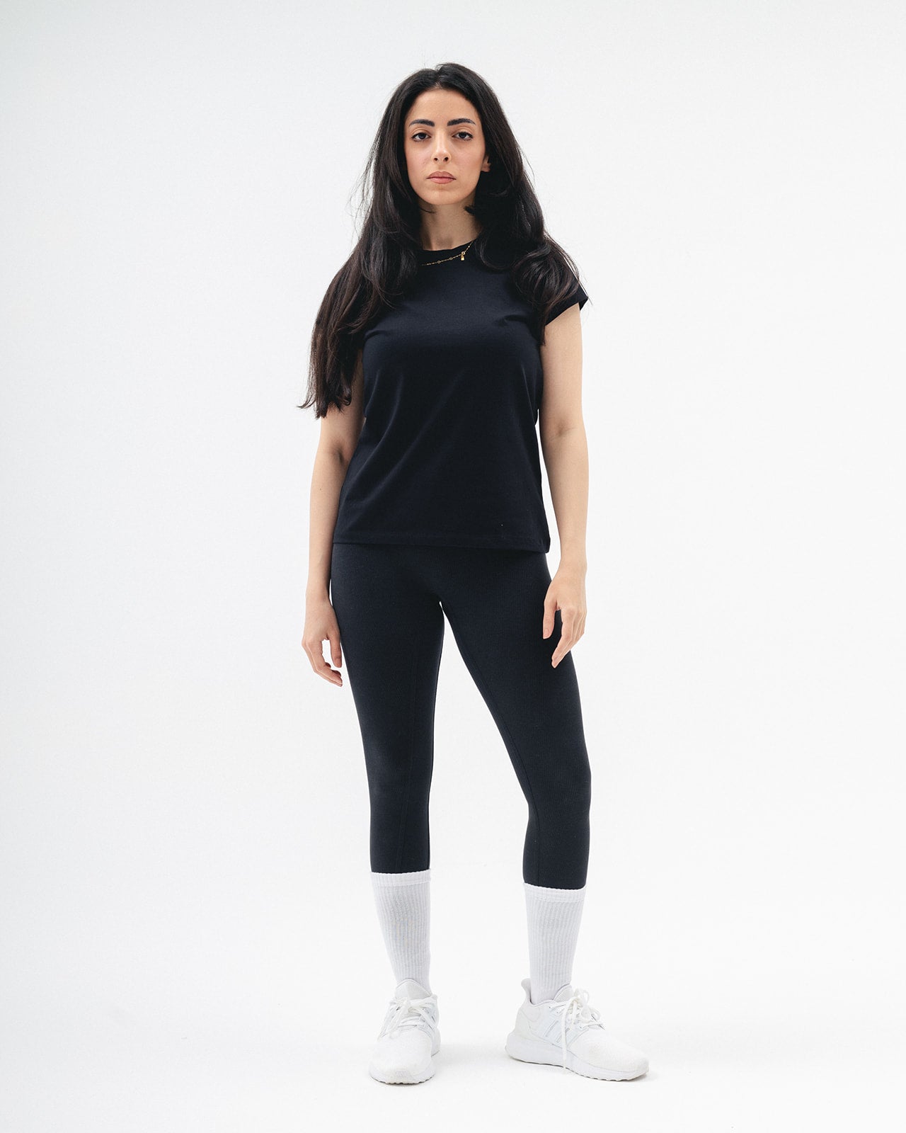 DNA Everyday Women Regular Fit Tee (Black)