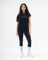 DNA Everyday Women Regular Fit Tee (Black)