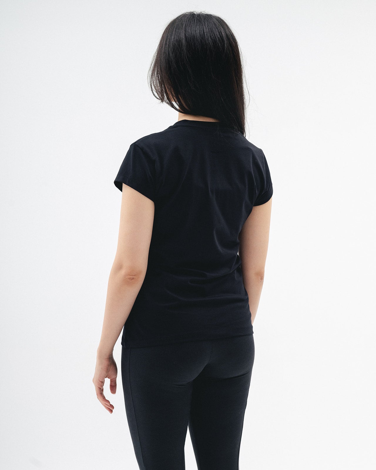 DNA Everyday Women Regular Fit Tee (Black)