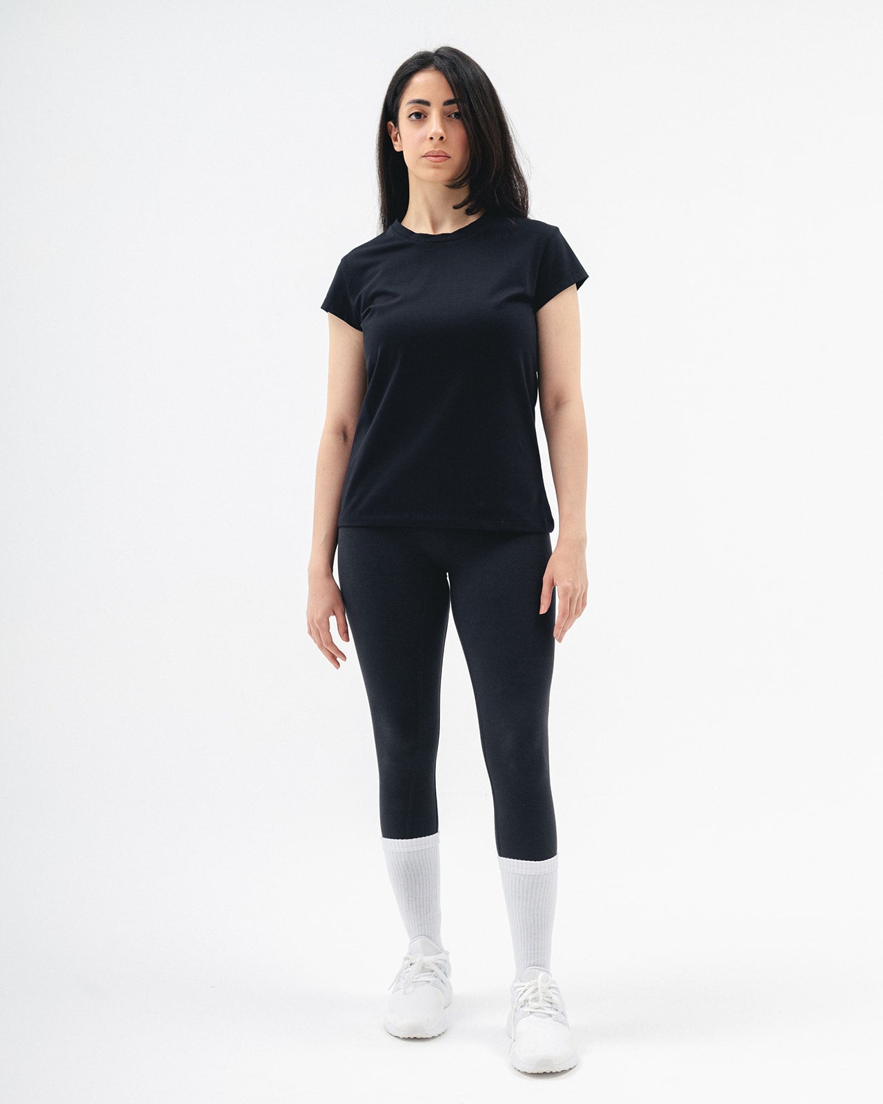 DNA Everyday Women Regular Fit Tee (Black)
