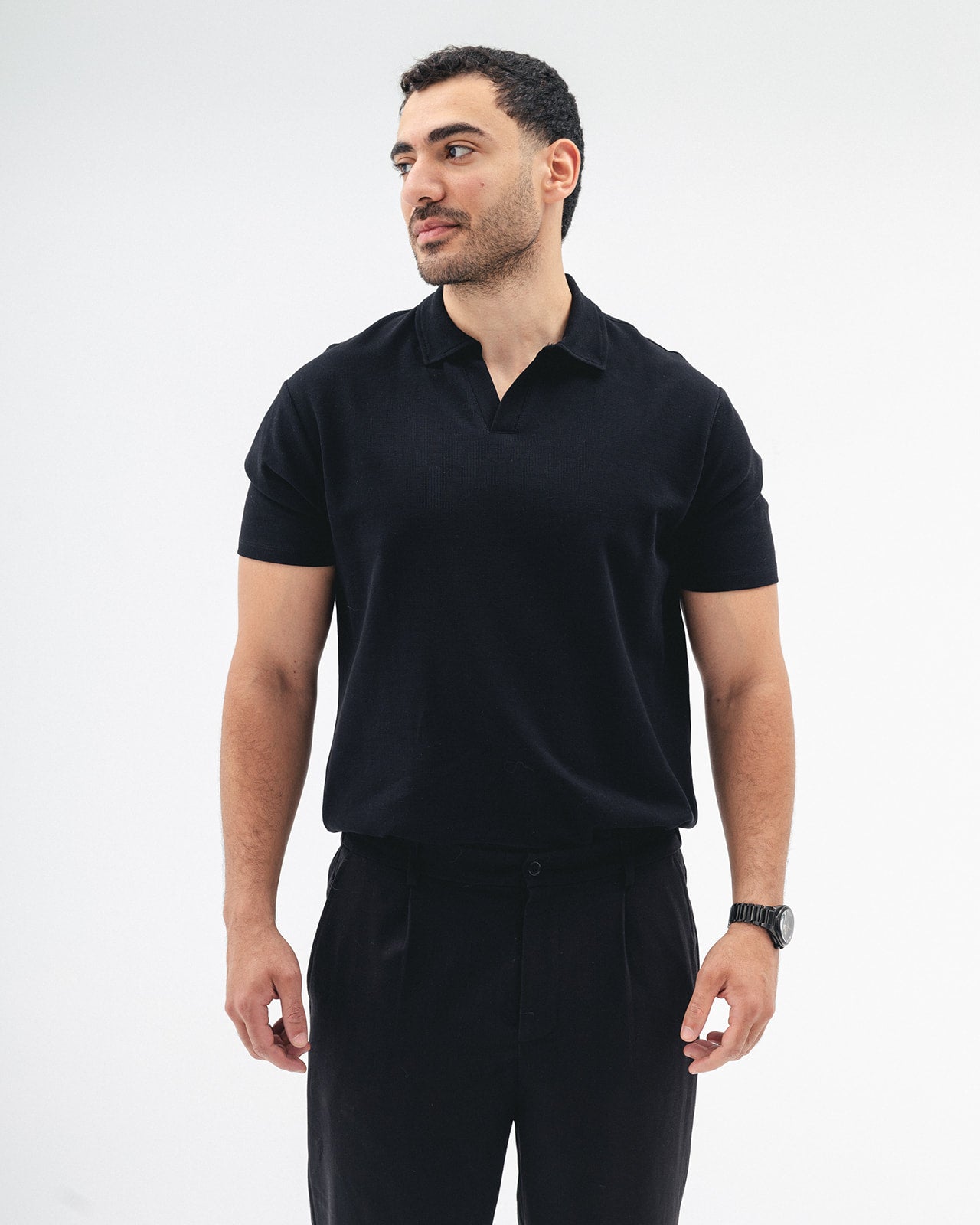DNA Men Polo Shirt (Black)