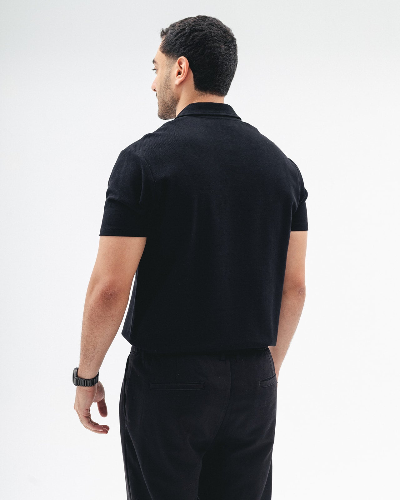 DNA Men Polo Shirt (Black)