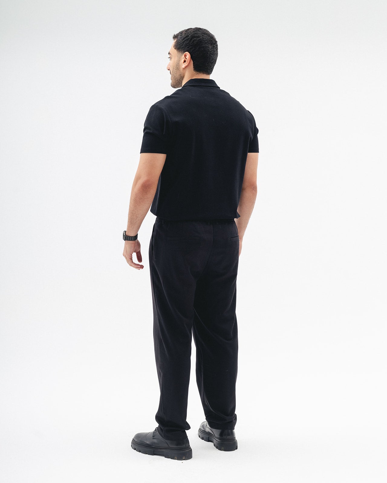 DNA Men Polo Shirt (Black)