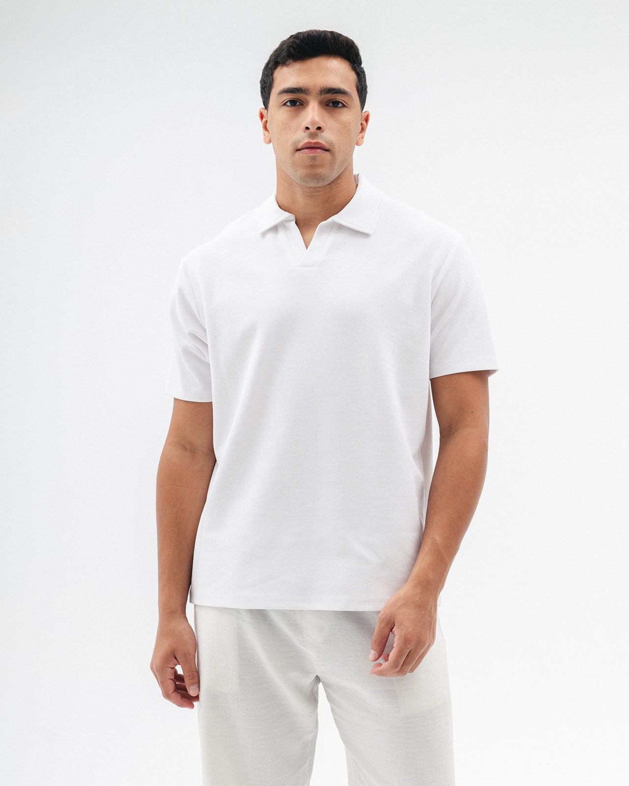 DNA Men Polo Shirt (White)