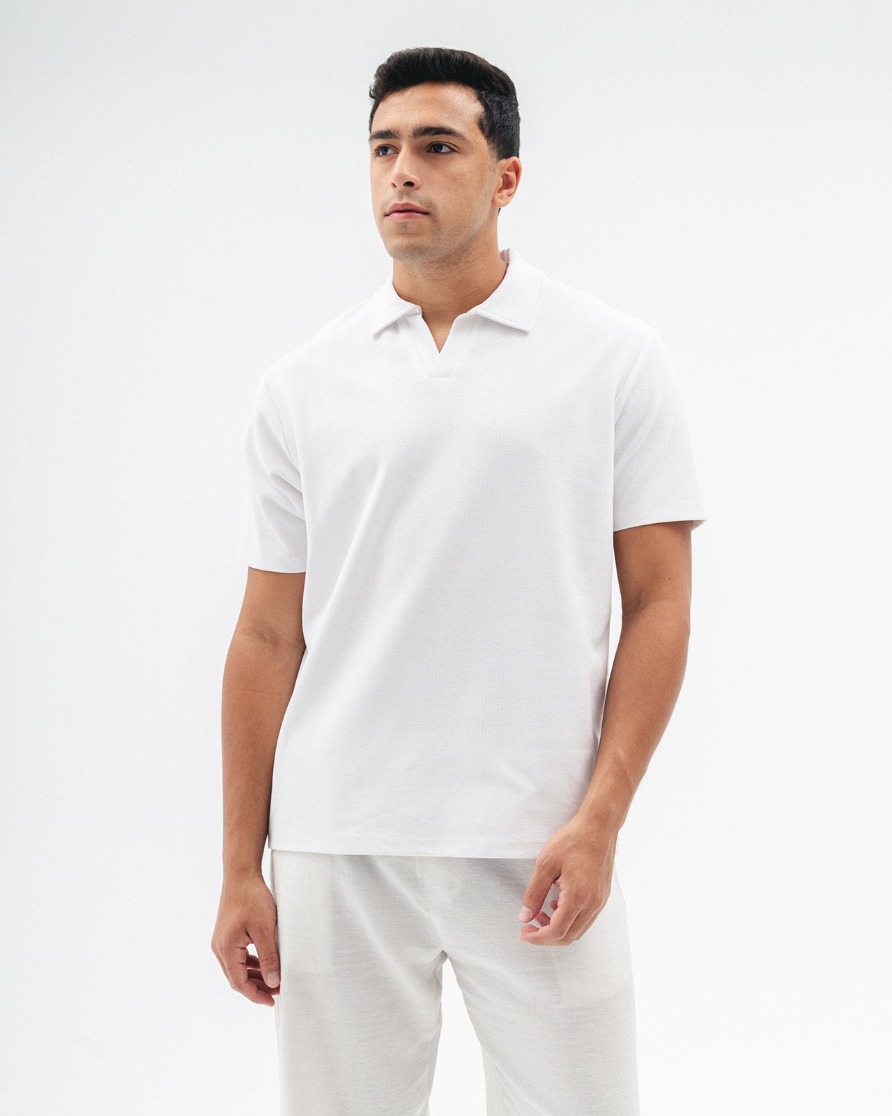 DNA Men Polo Shirt (White)