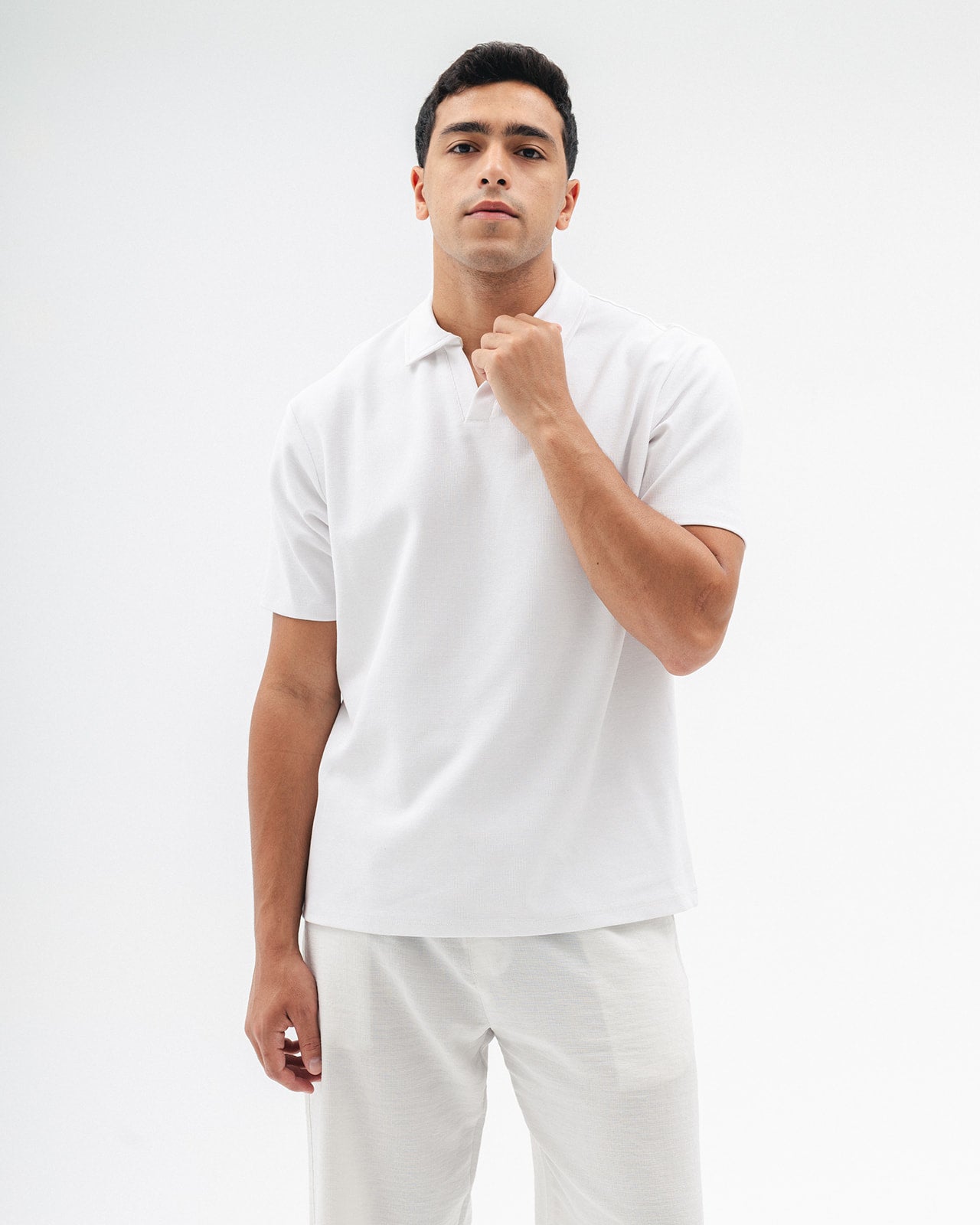 DNA Men Polo Shirt (White)