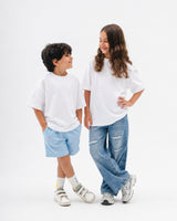 DNA Oversized Kids Unisex Tee (White)