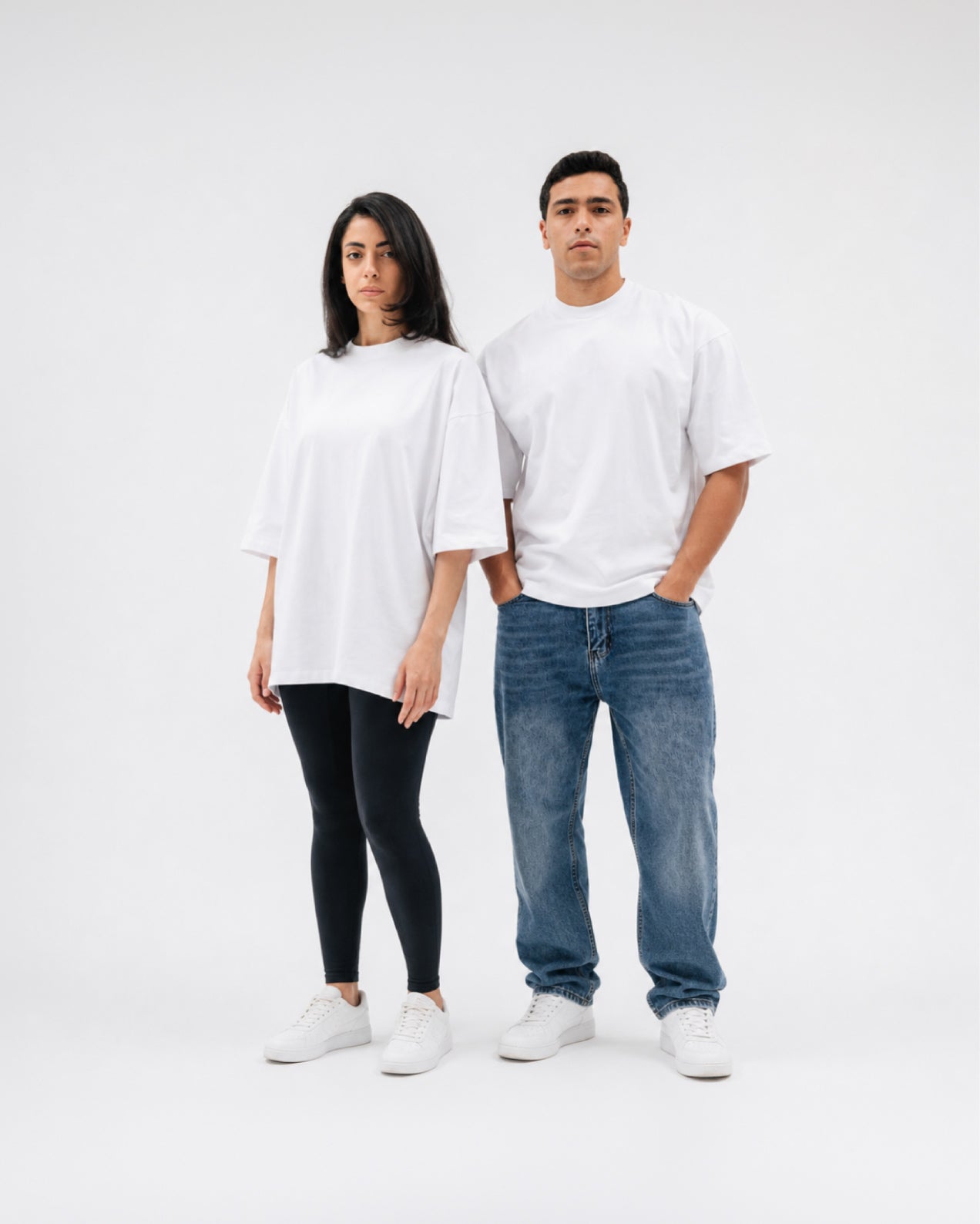 DNA Oversized Unisex Tee (White)